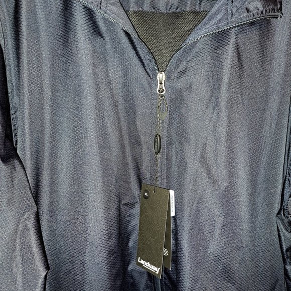 Landway Aerolite Men's Golf Mesh Lined Windbreaker size XL,color Navy - Picture 6 of 10